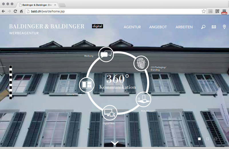 Neue B&B Webseite